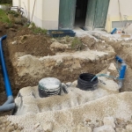 Filtre à sable non drainé 25M² - Pendant les travaux