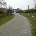 Reprise chemin d accès en calcaire - après